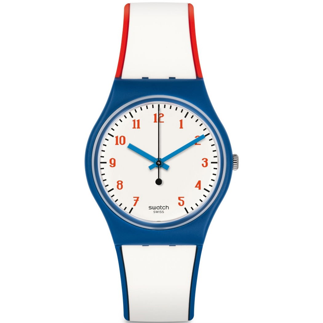 Swatch Mavi/Beyaz Kol Saati GN248