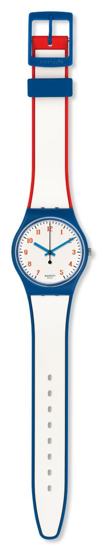 Swatch Mavi/Beyaz Kol Saati GN248
