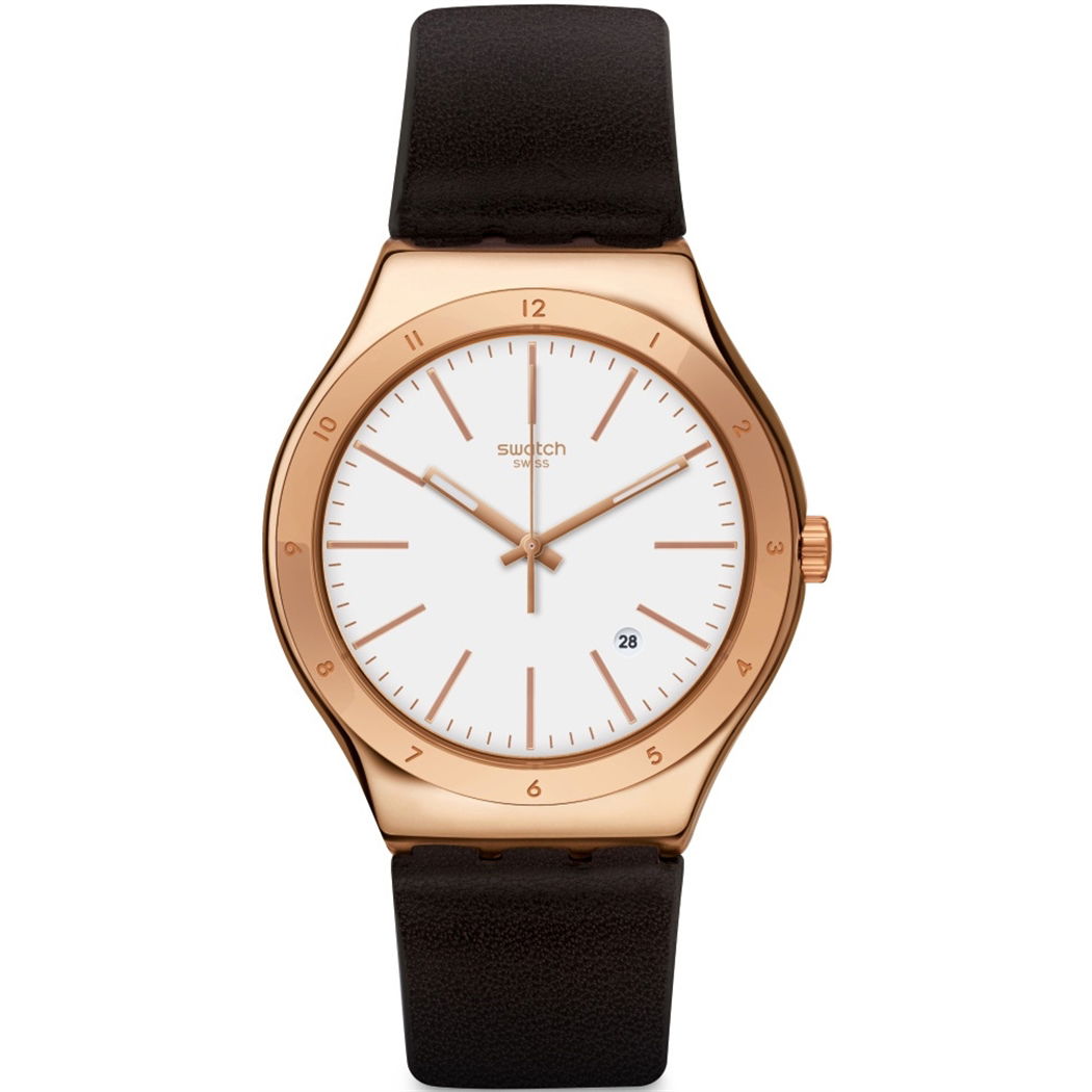 Swatch YWG405 TIC-BROWN Erkek Saati