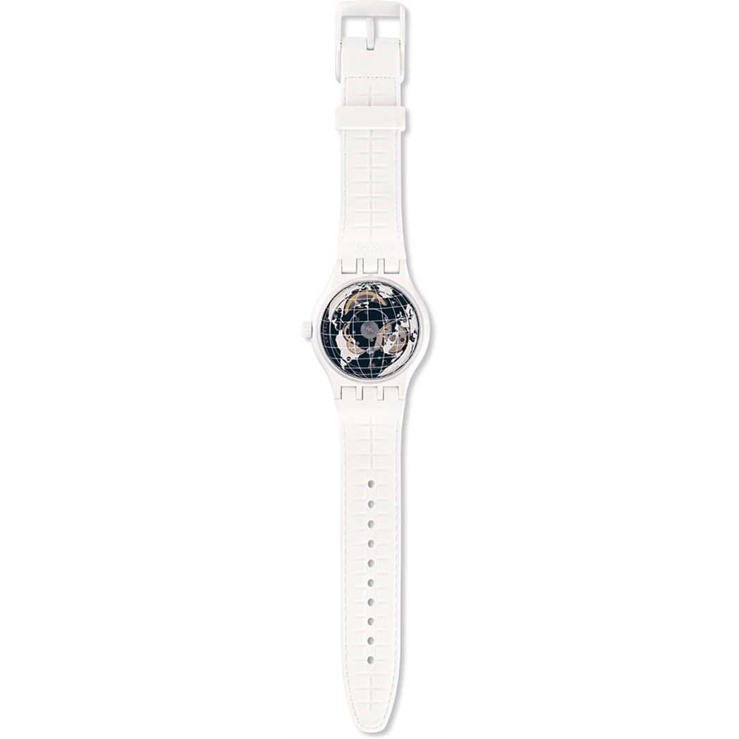 Swatch SUTW404 Sistem 51 Beyaz Otomatik Saat
