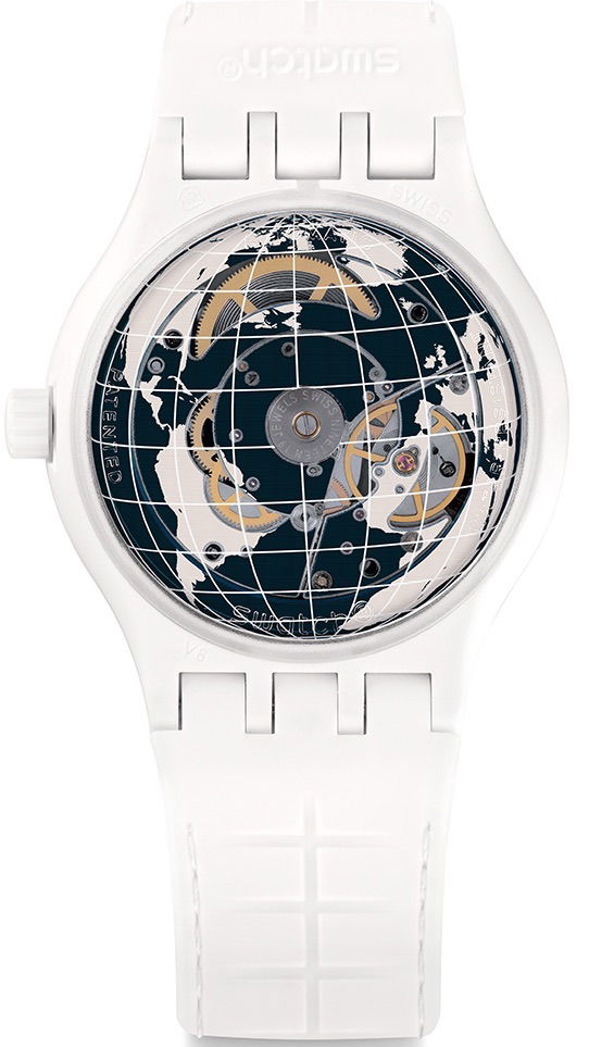 Swatch SUTW404 Sistem 51 Beyaz Otomatik Saat