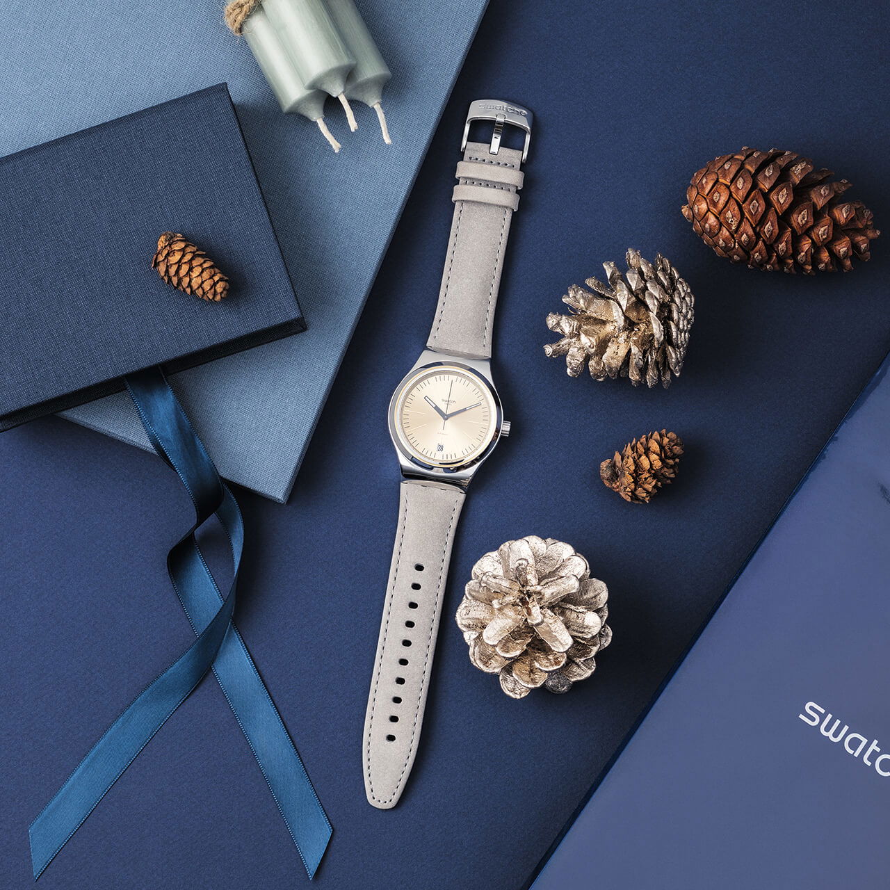 Swatch YIS411 Sistem Sand Otomatik Kol Saati 