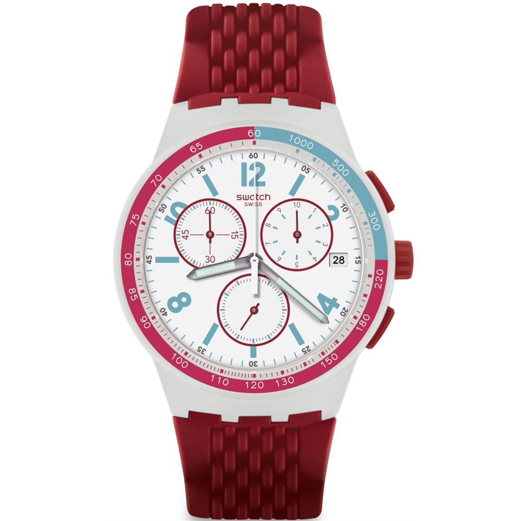 Swatch Susm403 Red Track Erkek Kol Saati