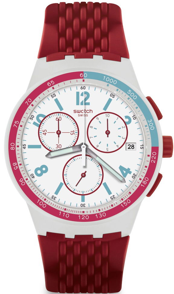 Swatch Susm403 Red Track Erkek Kol Saati
