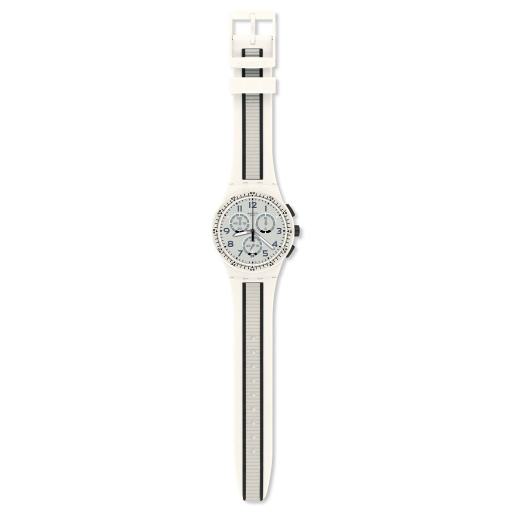 Swatch Susw408 Beyaz Kronometreli Erkek Kol Saati
