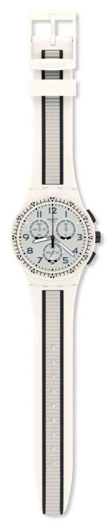 Swatch Susw408 Beyaz Kronometreli Erkek Kol Saati