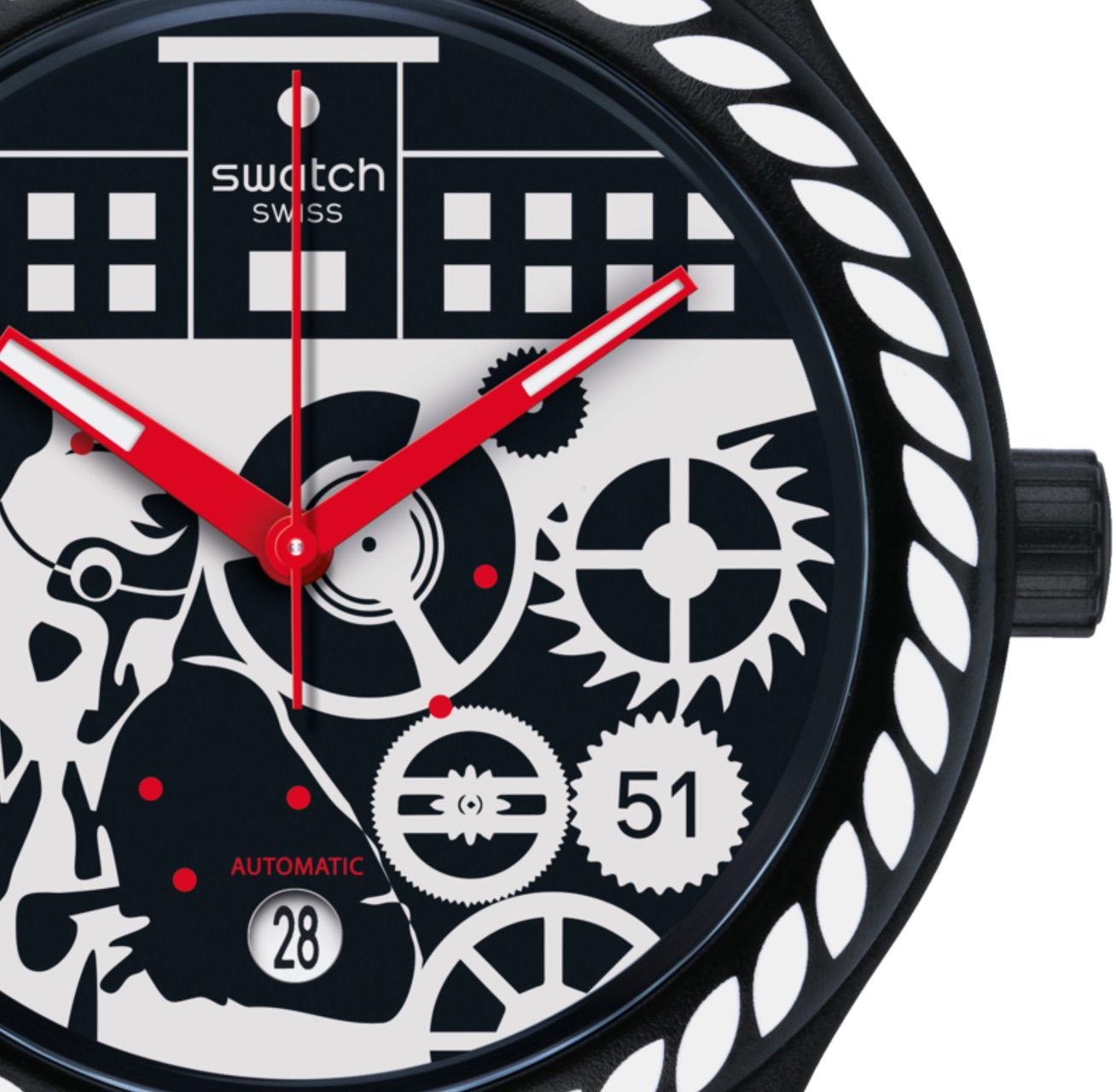 Swatch SUTB404 SISTEM SCHWIIZ Otomatik Saat