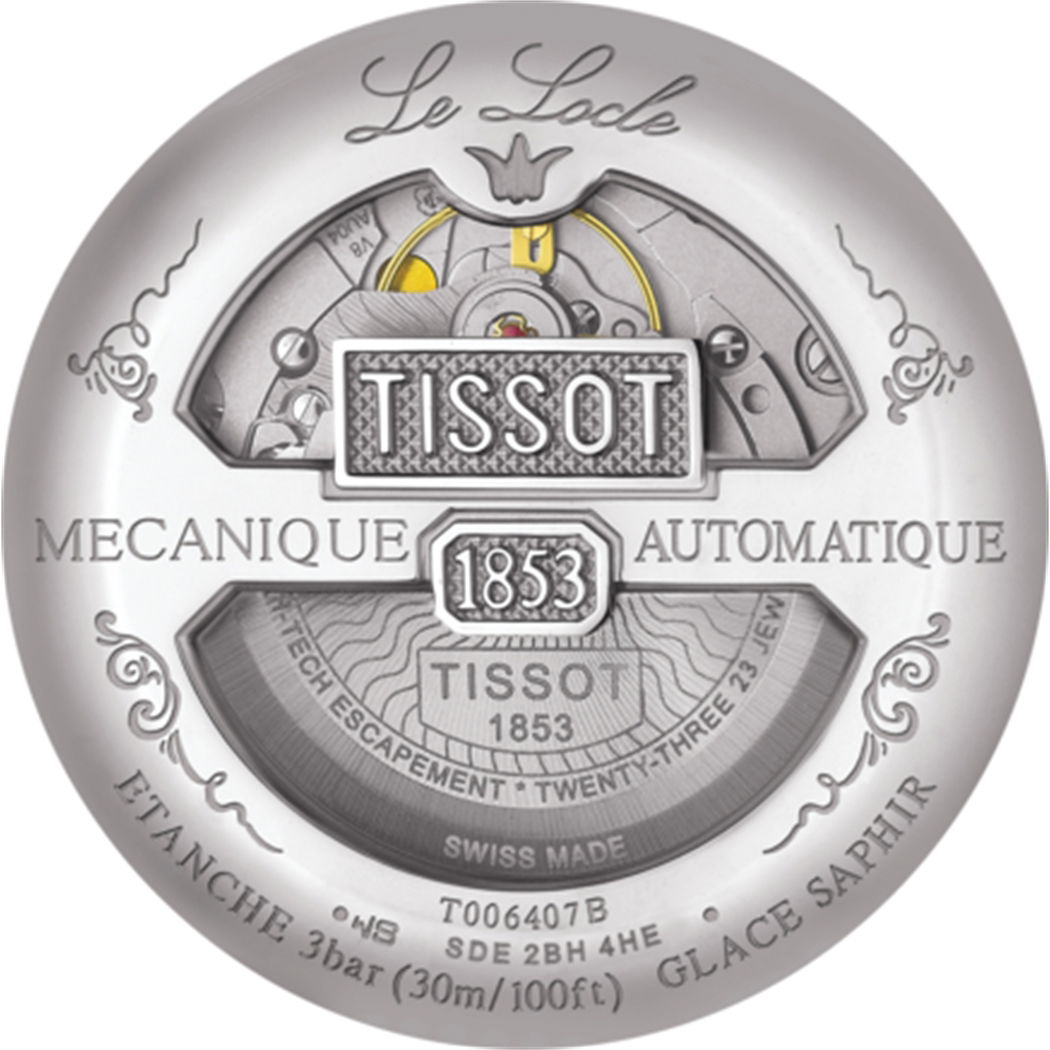Tissot Le Locle 39.3mm T0064072203300 - Otomatik Erkek Kol Saati (T006.407.22.033.00)