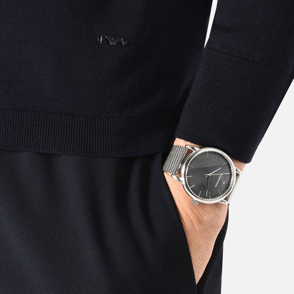 Emporio Armani Ar11069 Erkek Hasır Kordonlu Saat