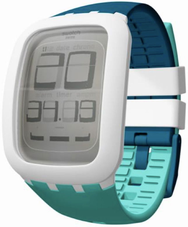 Swatch Dijital Saat Surw115 Silikon Kordonlu 