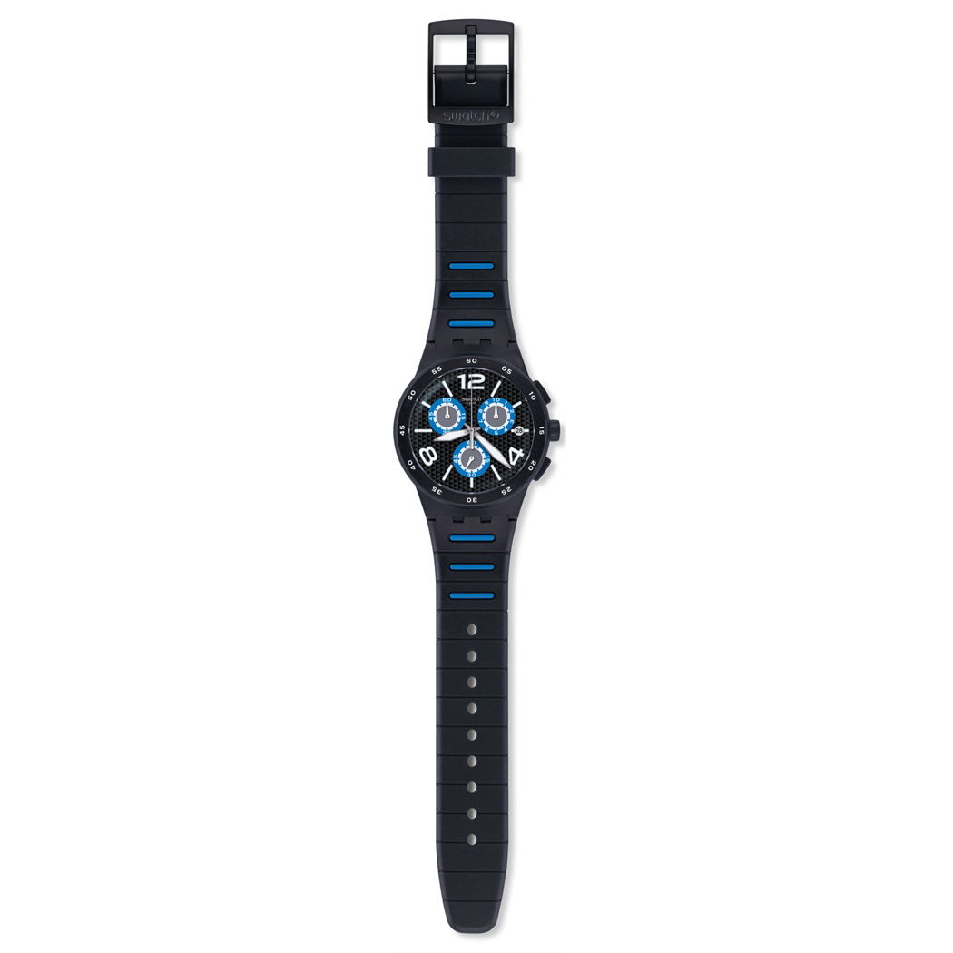 Swatch SUSB410 Black Spy Erkek Kol Saati