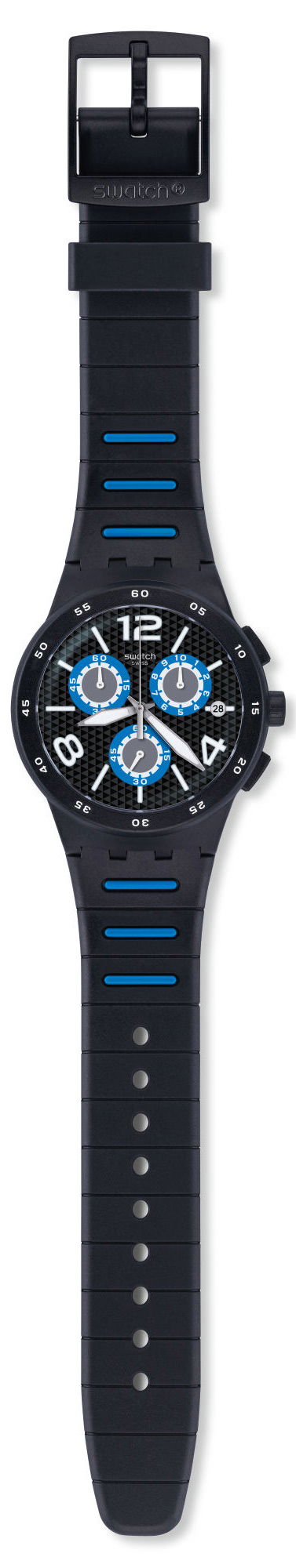Swatch SUSB410 Black Spy Erkek Kol Saati