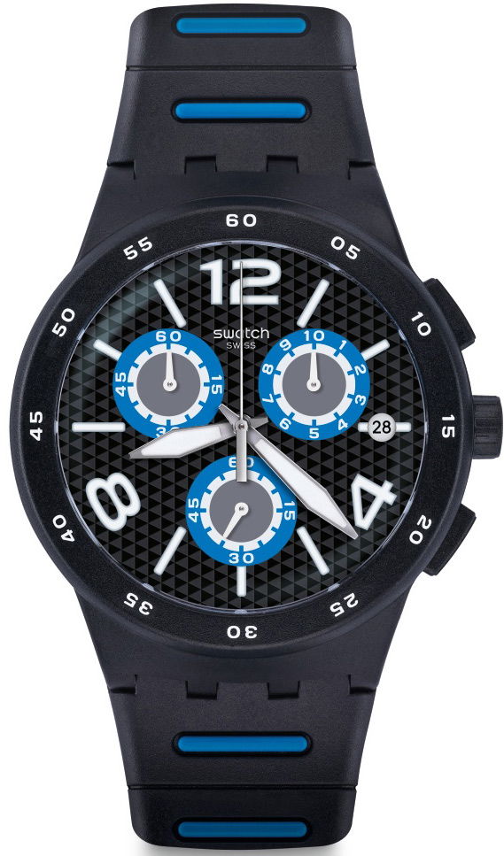 Swatch SUSB410 Black Spy Erkek Kol Saati