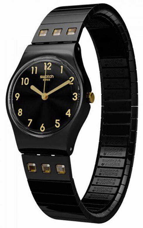 Swatch LB181B Lastikli Kordon Bayan Saati
