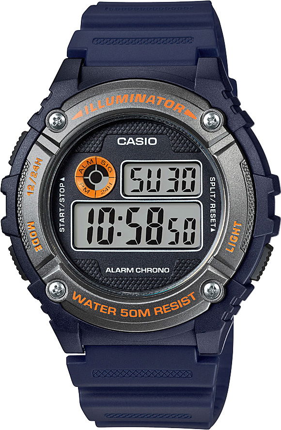 Casio Dijital W-216h-2bvdf Erkek Kol Saati