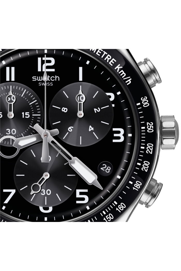 Yvs441g Swatch Black Stainless Steel Swatch YVS441G Erkek