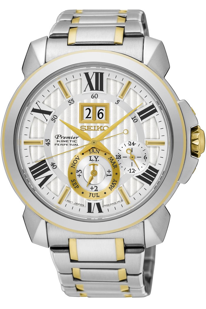 Seiko Premier Snp152p Kinetic Perpetual Kol Saati