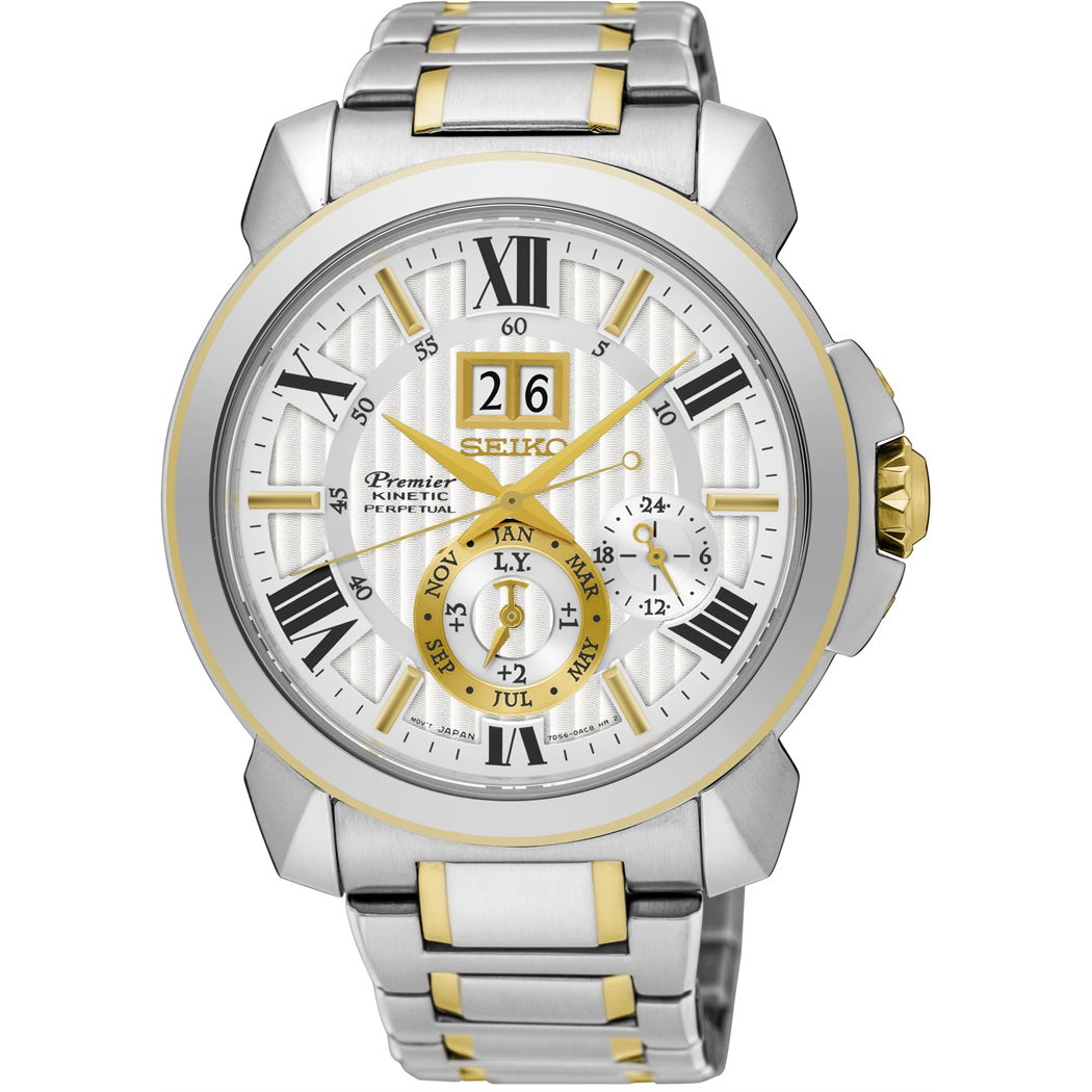 Seiko Premier Snp152p Kinetic Perpetual Kol Saati