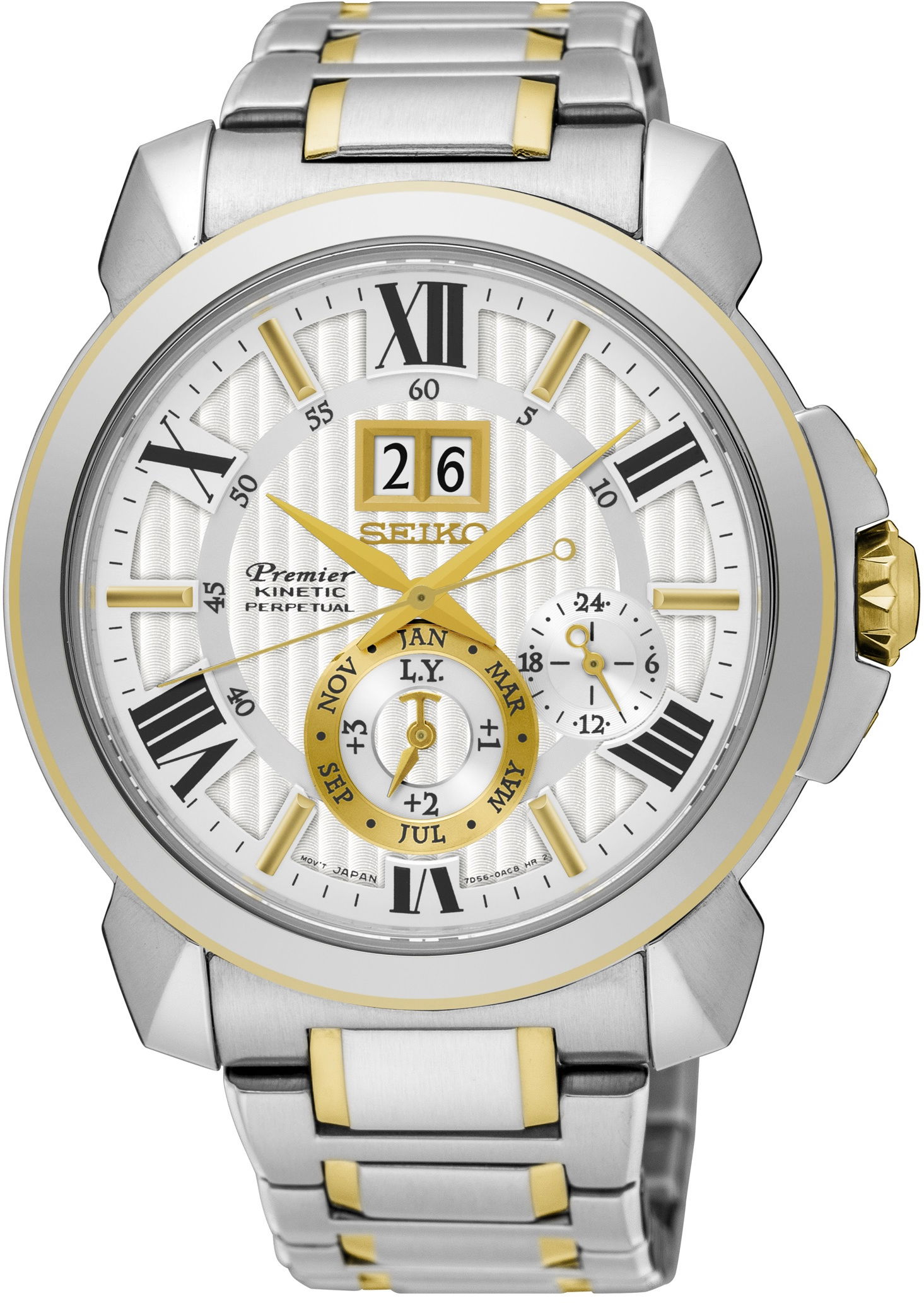 Seiko Premier Snp152p Kinetic Perpetual Kol Saati