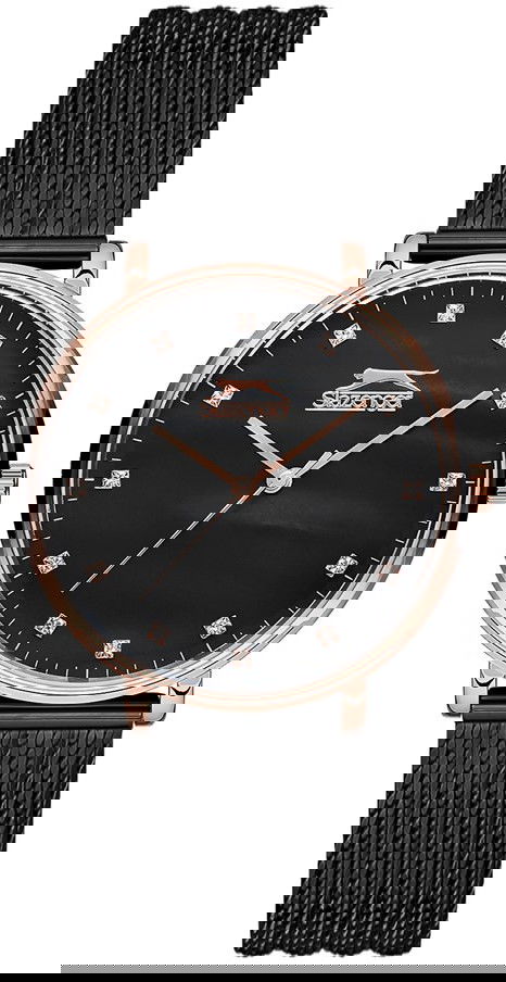 Slazenger Sl.9.1509.3.06 Bayan Siyah Hasır Saat