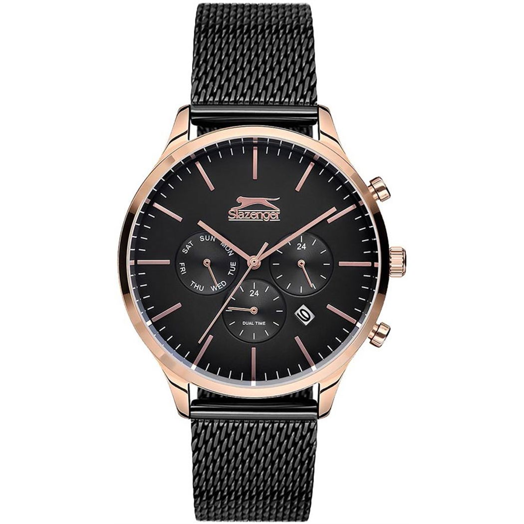 Slazenger Sl.9.1523.2.03 Erkek Siyah Hasır Saat