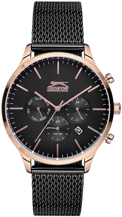 Slazenger Sl.9.1523.2.03 Erkek Siyah Hasır Saat
