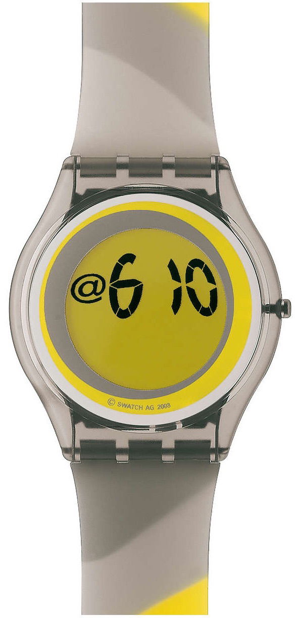 Swatch İnce Dijital Kol Saati SIM100