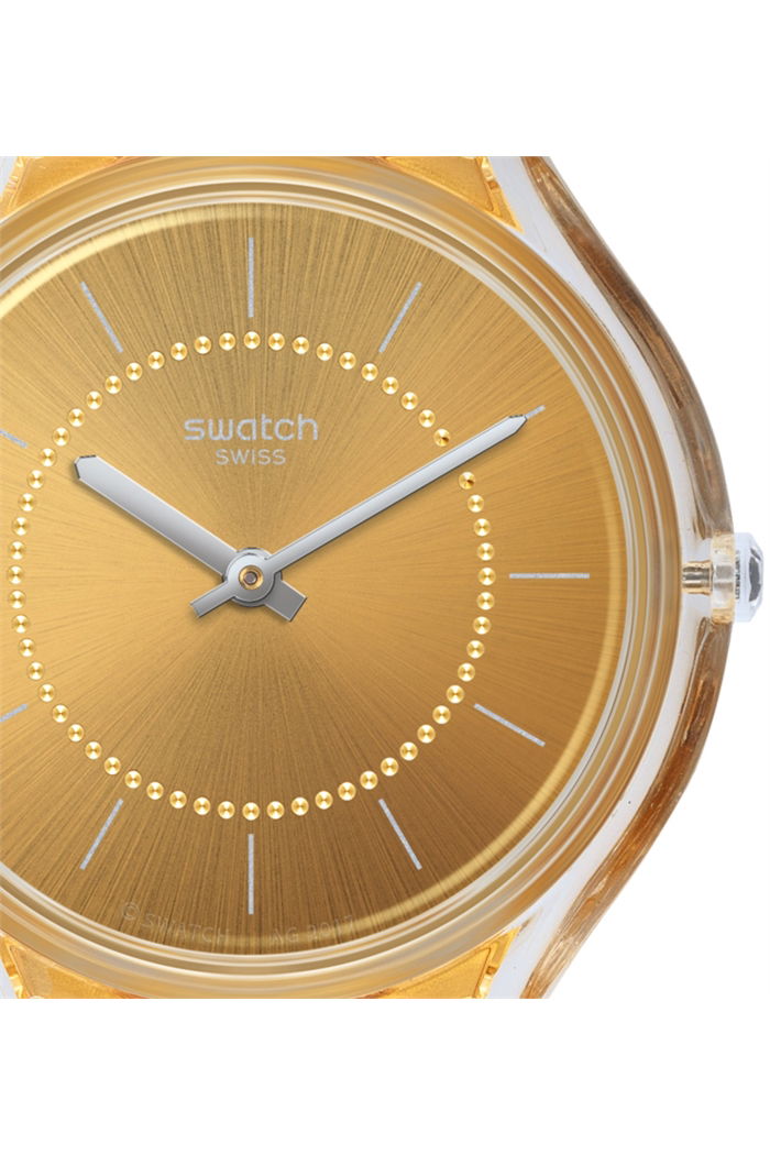 Swatch Svok100m Altın Rengi Hasır Saat