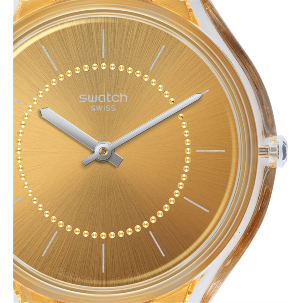 Swatch Svok100m Altın Rengi Hasır Saat