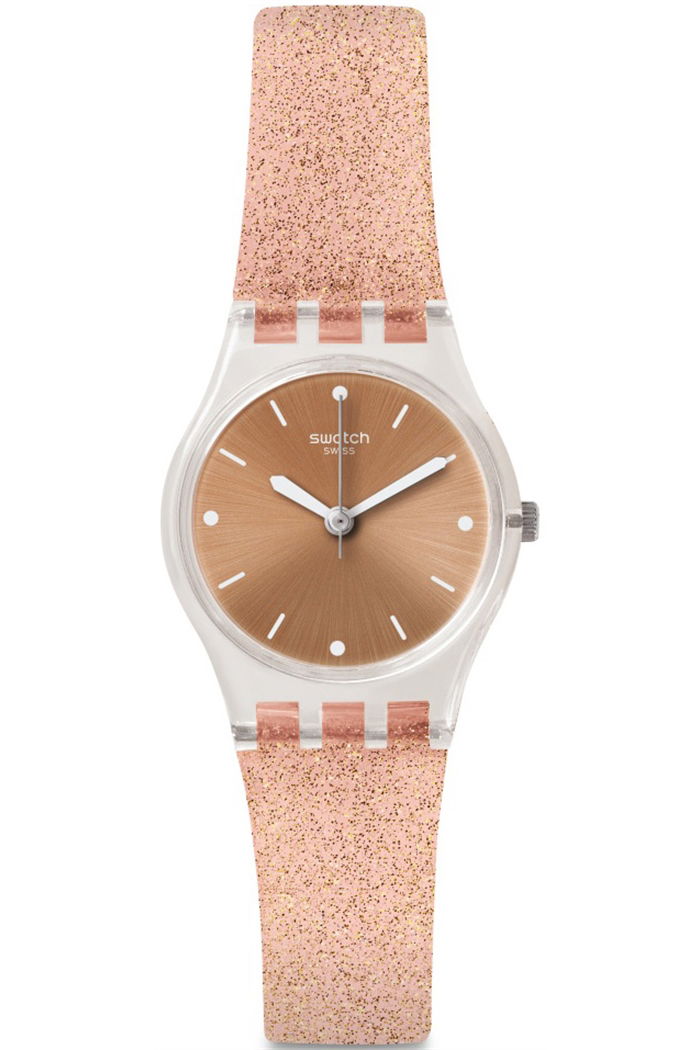Swatch Lk354d Simli Silikon Kayışlı Bayan Kol Saati