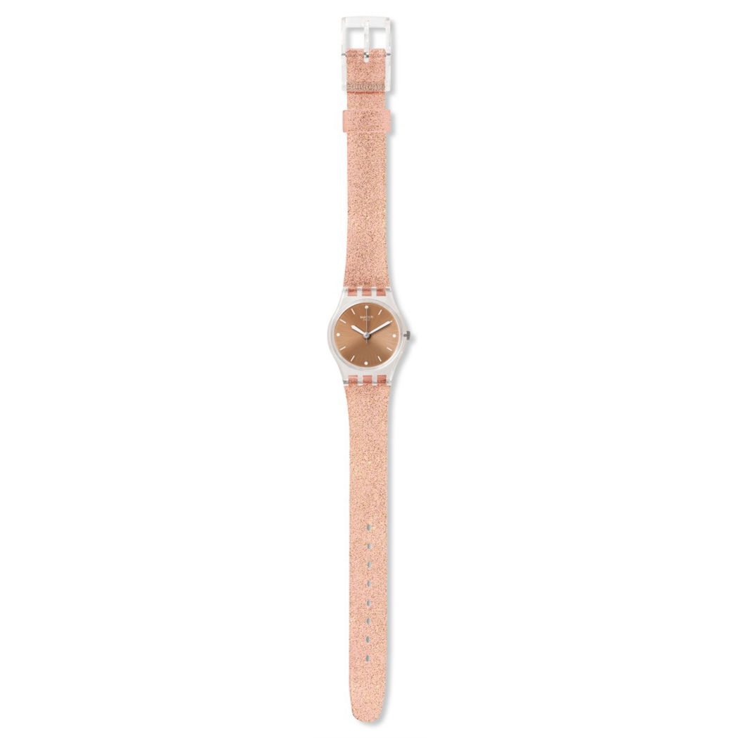 Swatch Lk354d Simli Silikon Kayışlı Bayan Kol Saati