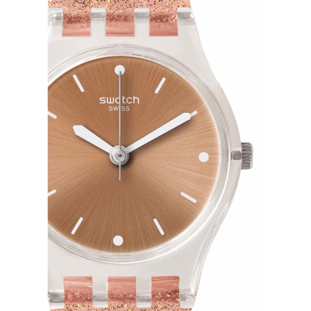 Swatch Lk354d Simli Silikon Kayışlı Bayan Kol Saati