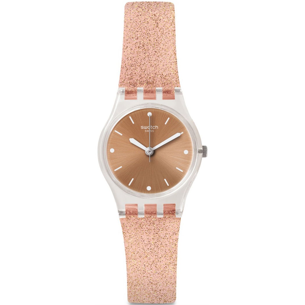 Swatch Lk354d Simli Silikon Kayışlı Bayan Kol Saati