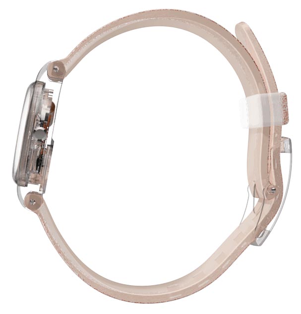 Swatch Lk354d Simli Silikon Kayışlı Bayan Kol Saati