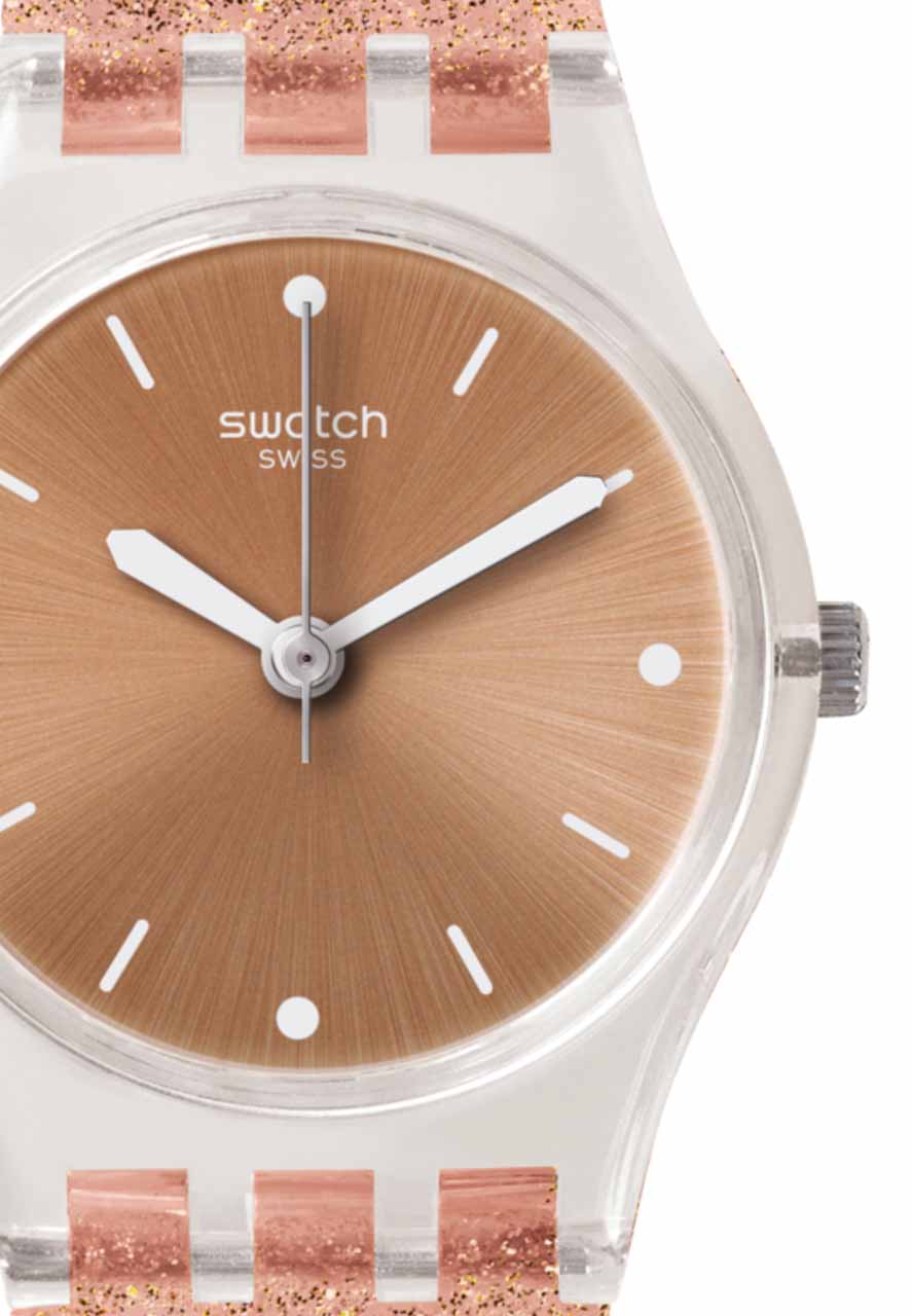 Swatch Lk354d Simli Silikon Kayışlı Bayan Kol Saati