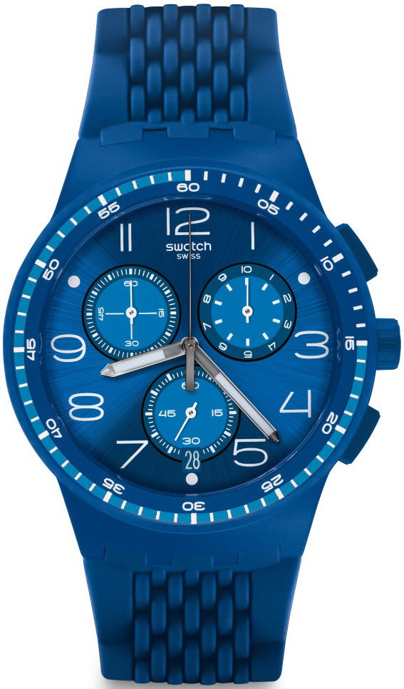 Swatch SUSN415 Kronometreli Mavi Erkek Kol Saati