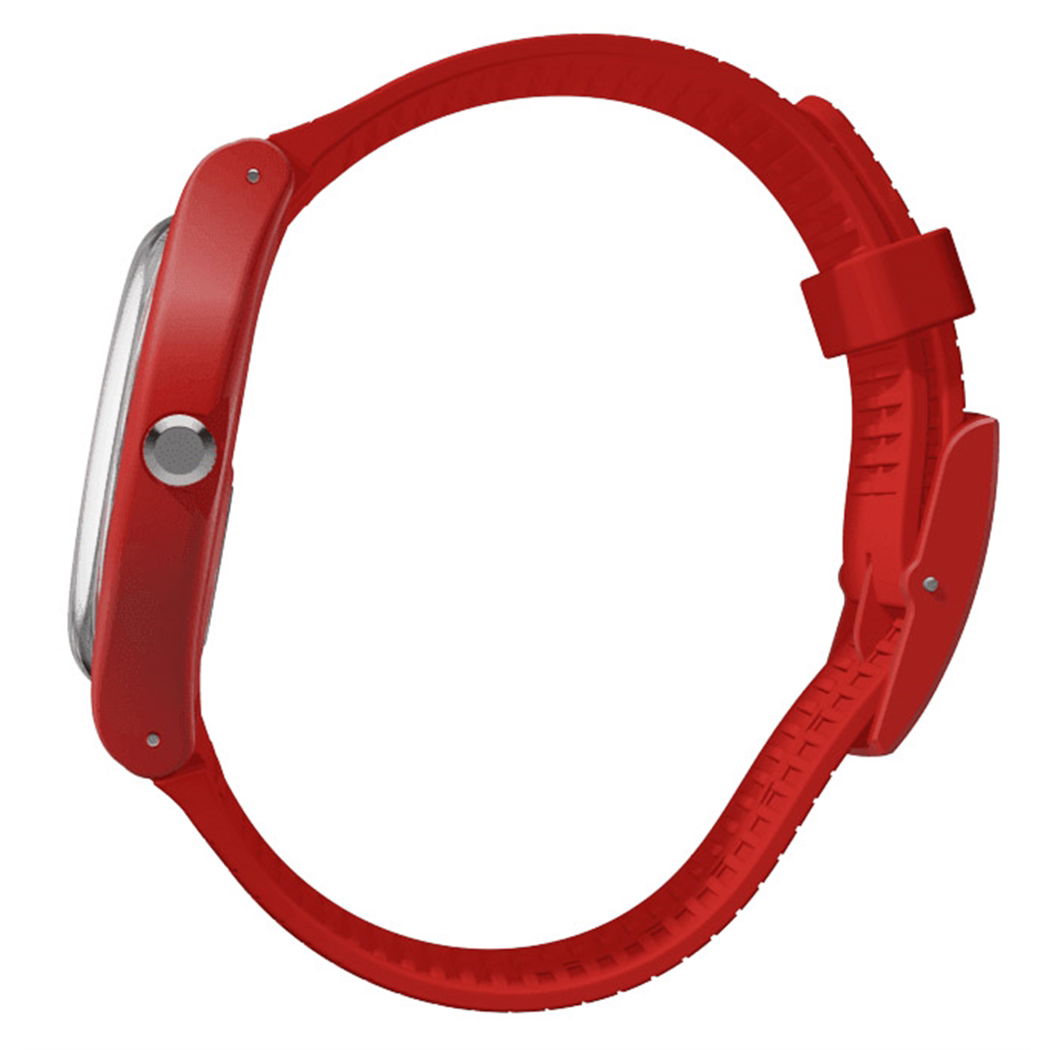 Swatch SUOR400 New Gent Kırmızı Silikon Kayışlı