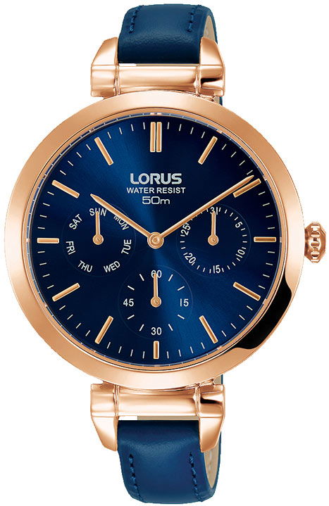 Lorus Rp610dx9 Bayan Lacivert Deri Kayışlı Kol Saati