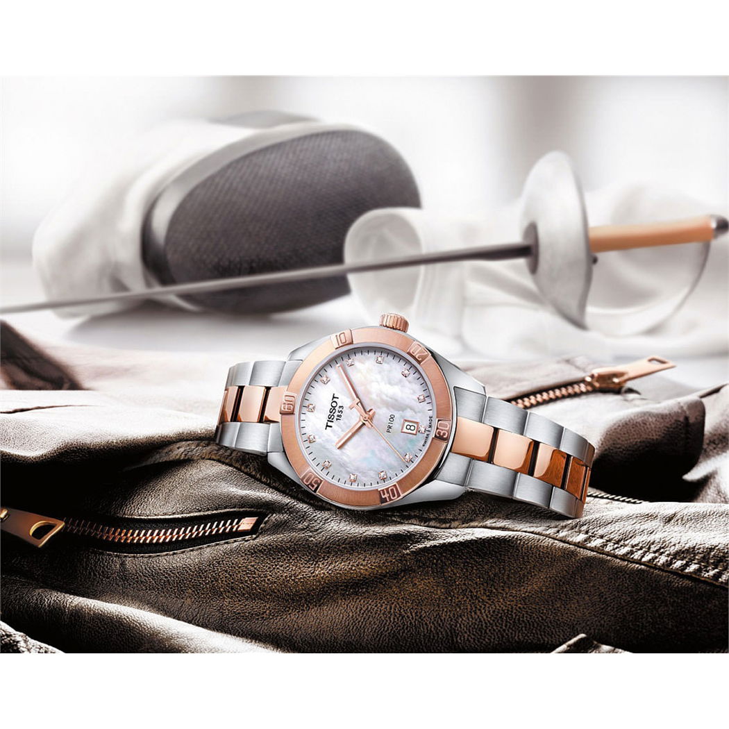 Tissot PR 100 Sport Chic T101.910.22.116.00 Kadın Kol Saati