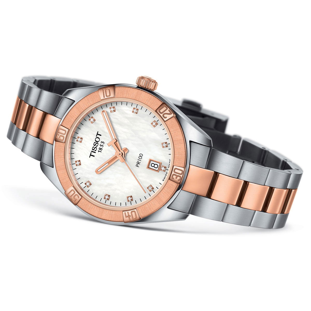 Tissot PR 100 Sport Chic 36mm T1019102211600 - Kadın Kol Saati (T101.910.22.116.00)