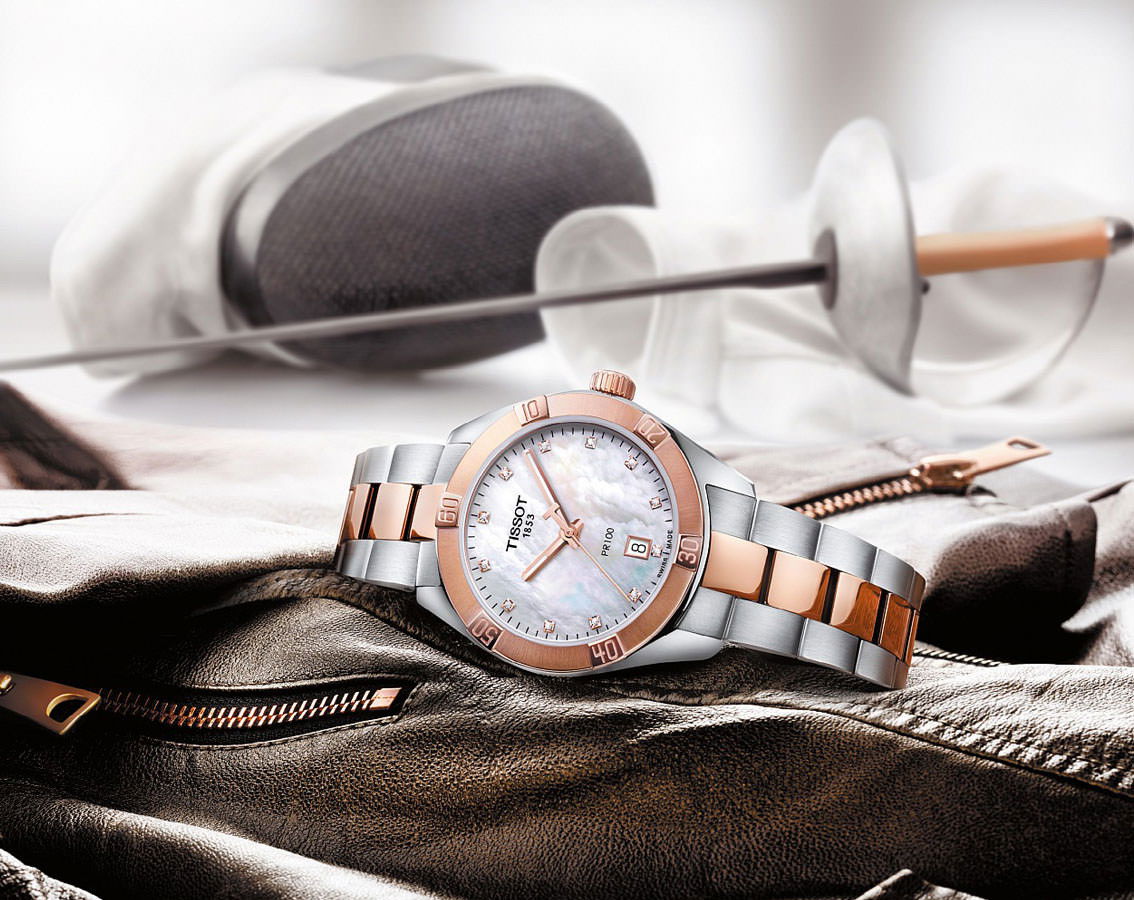 Tissot PR 100 Sport Chic 36mm T1019102211600 - Kadın Kol Saati (T101.910.22.116.00)