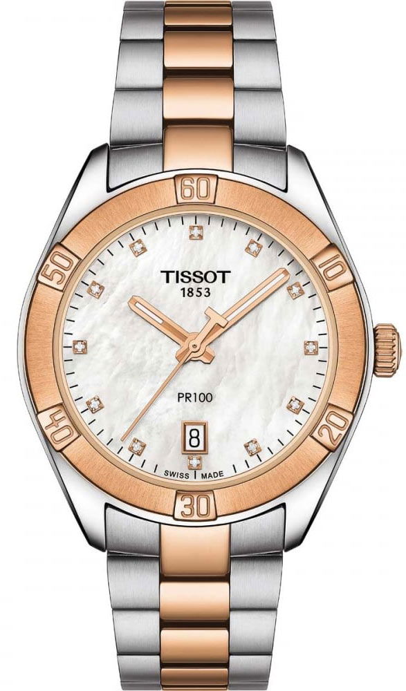 Tissot PR 100 Sport Chic 36mm T1019102211600 - Kadın Kol Saati (T101.910.22.116.00)