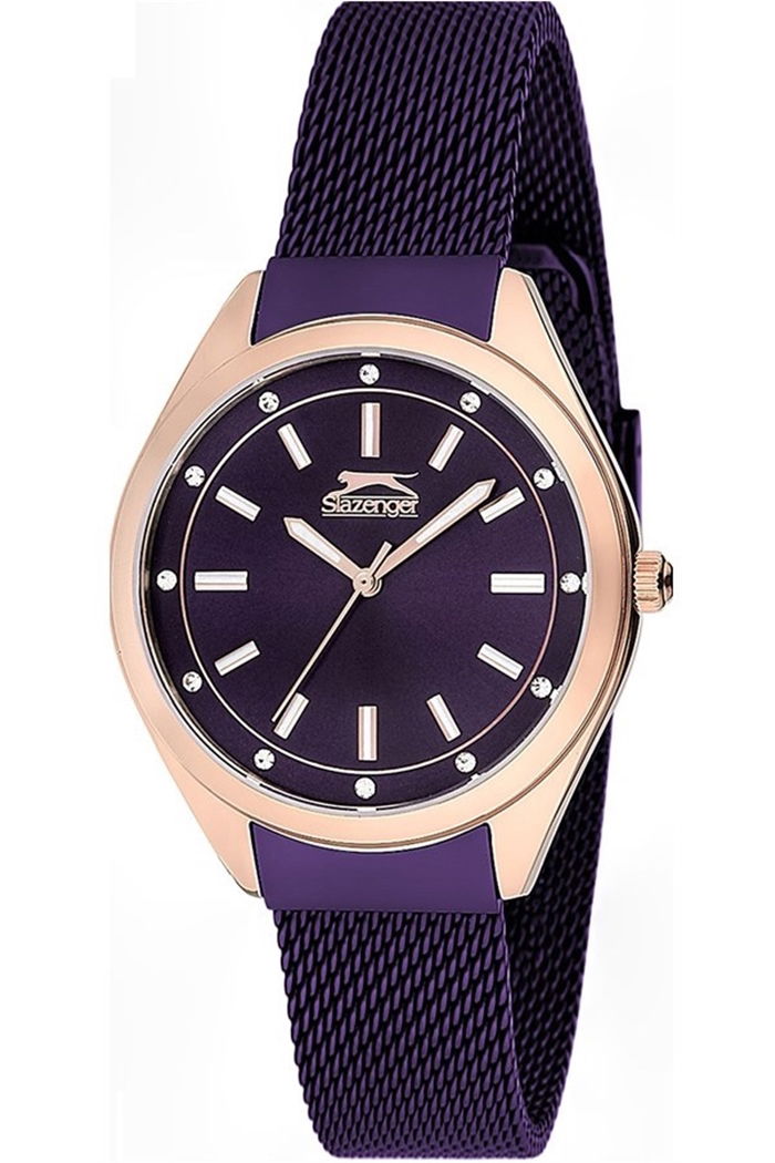 Slazenger Sl.9.1545.3.06 Bayan Mor Hasır Kol Saati