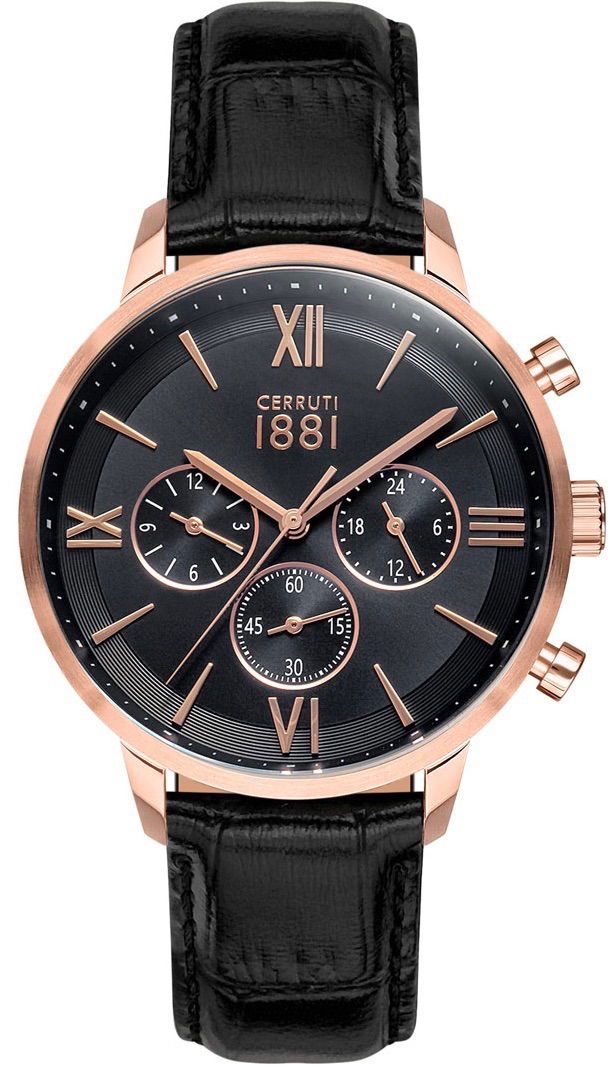 Cerruti 1881 Cra23401 Erkek Deri Kayışlı Saat