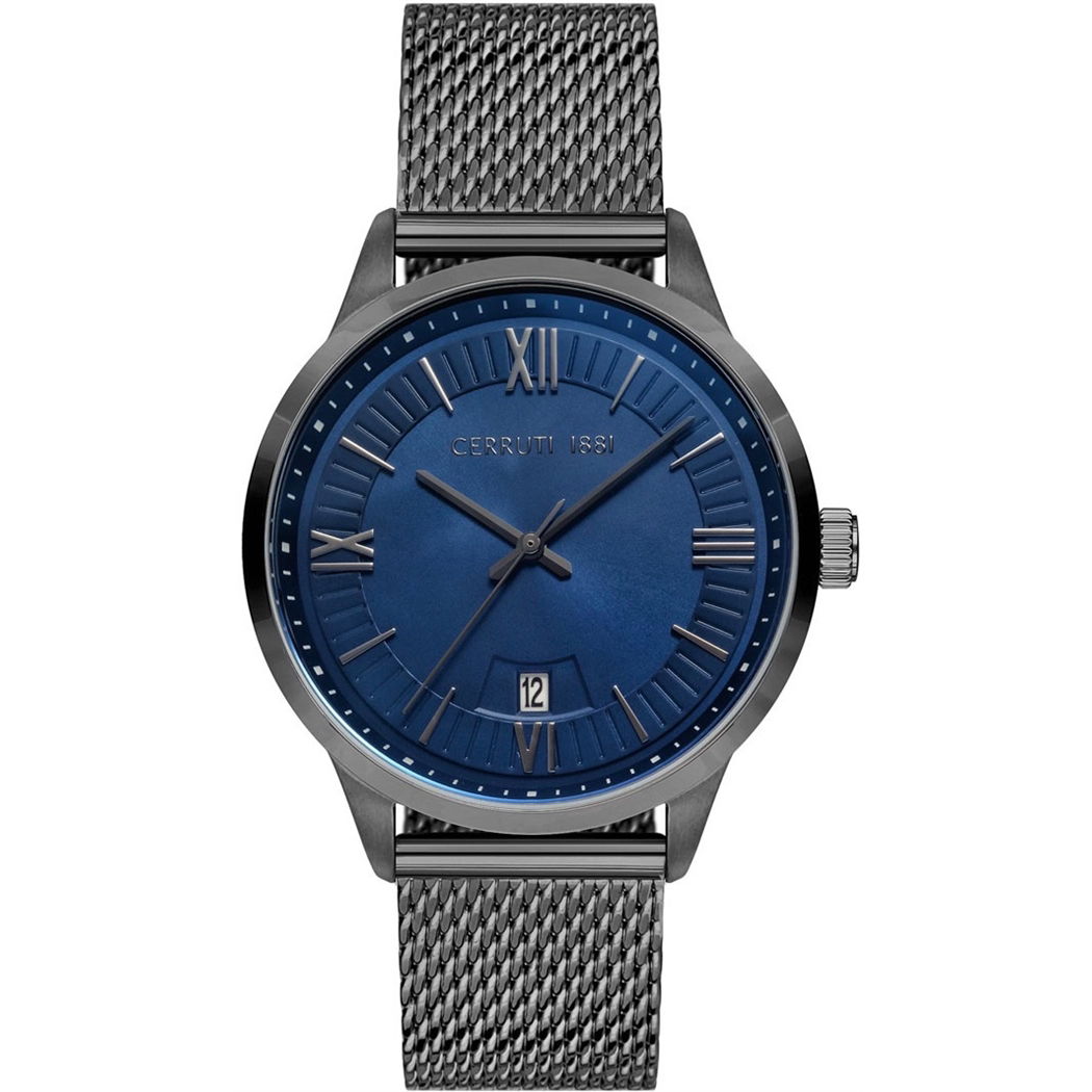 Cerruti 1881 Cra23804 Erkek Siyah Hasır Kol Saati