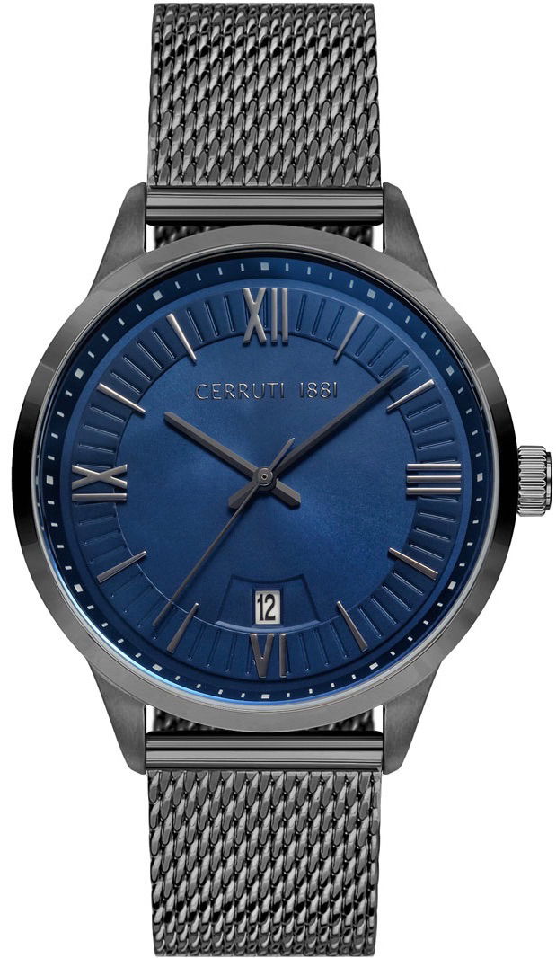 Cerruti 1881 Cra23804 Erkek Siyah Hasır Kol Saati