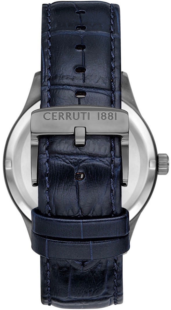 Cerruti 1881 Cra24006 Erkek Lacivert Deri Saat