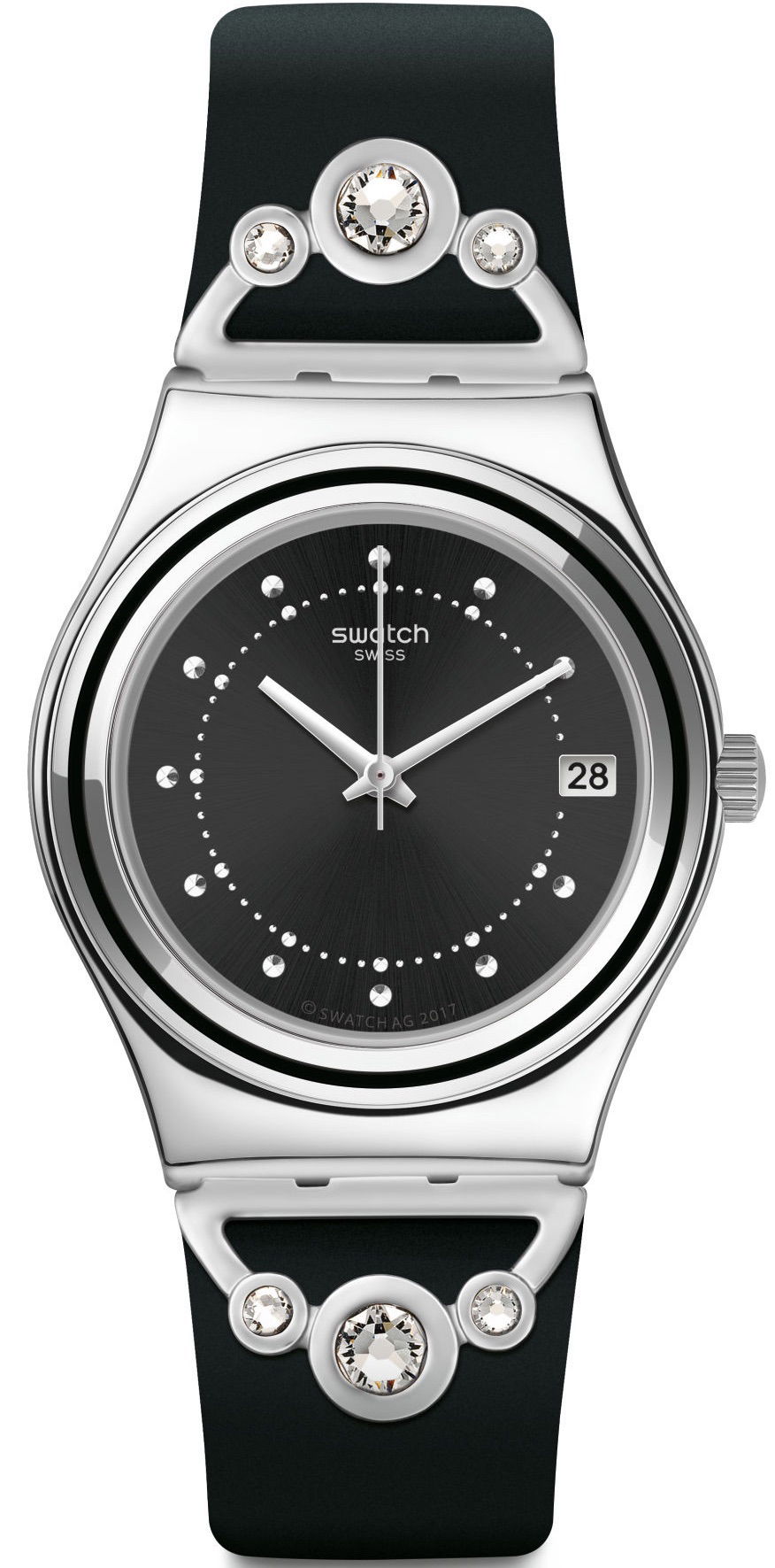 Swatch YLS462 Siyah Bayan Kol Saati