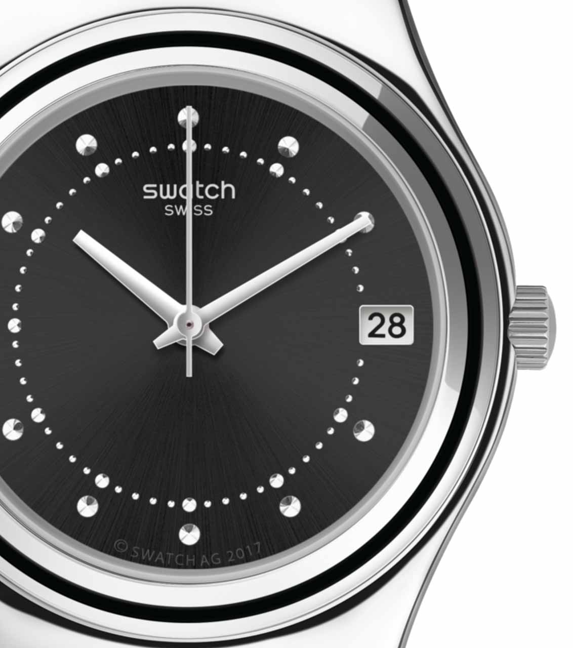 Swatch YLS462 Siyah Bayan Kol Saati