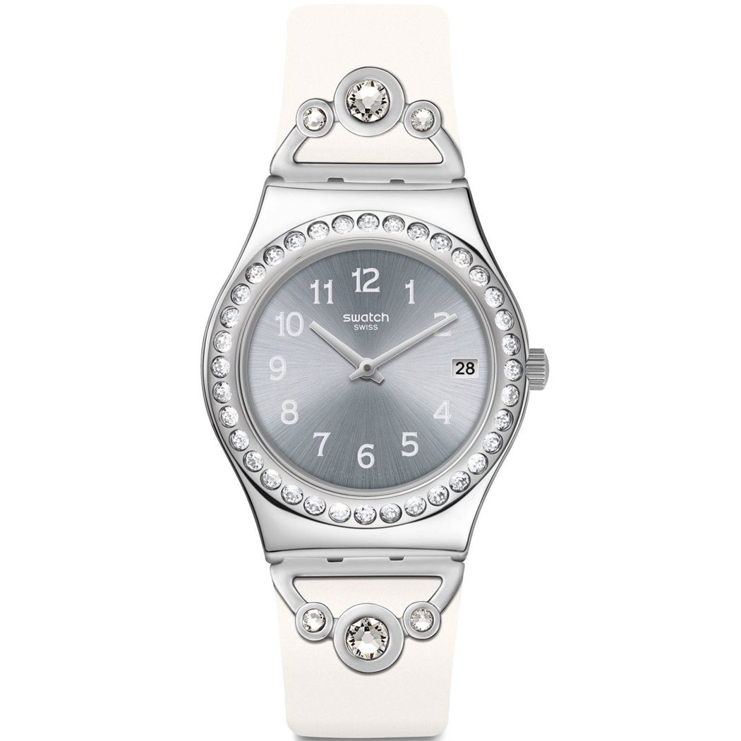 Swatch YLS463 PRETTY IN WHITE Bayan Saati